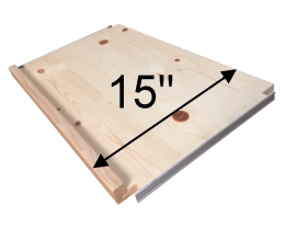 15" Deep Display Shelf overview