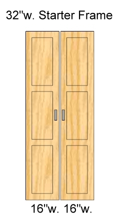 32 inch wide doors, 84 inch high