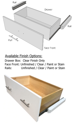 Extra-Deep Drawer Selection