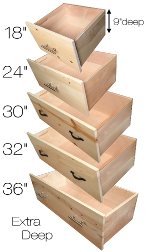 Extra-Deep Drawer Selection