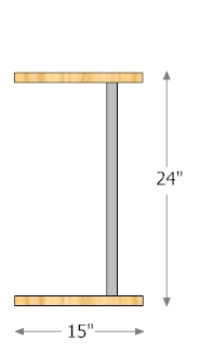 24 inch wide Hang Bar Set