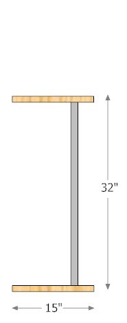 32 inch wide Hang Bar Set