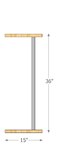 36 inch wide Hang Bar Set