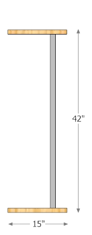 42 inch wide Hang Bar Set