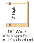 Add-On Frame 18" Wide × 24" High