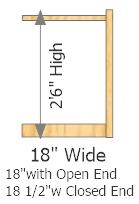 Add On Frame 18" Wide × 30" High
