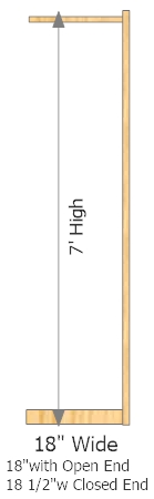 Add-On Frame 18" Wide × 84" High