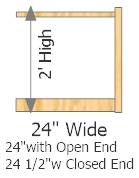 Add-On Frame 24" Wide × 24" High