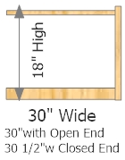 Add-On Frame 30" Wide × 18" High