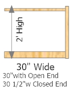 Add-On Frame 30" Wide × 24" High