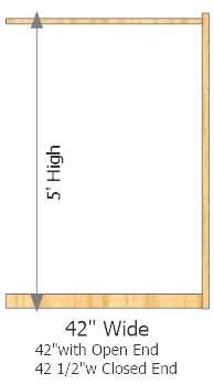 Add-On Frame 42" Wide × 60" High