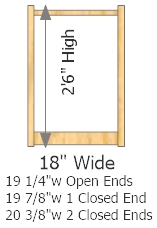 Starter Frame 18" Wide × 30" High