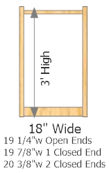 Starter Frame 18" Wide × 36" High