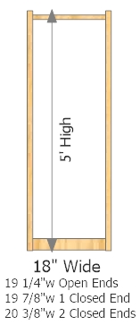 Starter Frame 18" Wide × 60" High