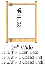 Starter Frame 24" Wide × 30" High