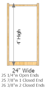 Starter Frame 24" Wide × 48" High