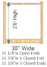 Starter Frame 30" Wide × 30" High