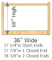 Starter Frame 36" Wide × 18" High
