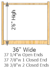 Starter Frame 36" Wide × 30" High