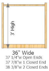 Starter Frame 36" Wide × 36" High