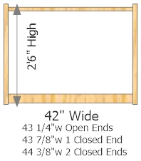 Starter Frame 42" Wide × 30" High