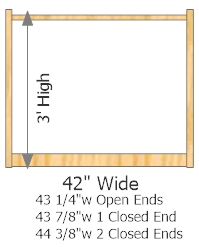 Starter Frame 42" Wide × 36" High
