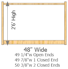 Starter Frame 48" Wide × 30" High