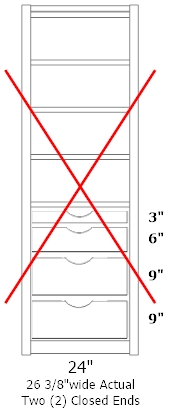 Unavailable drawer configuration